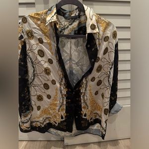 Zara shirt silky size S